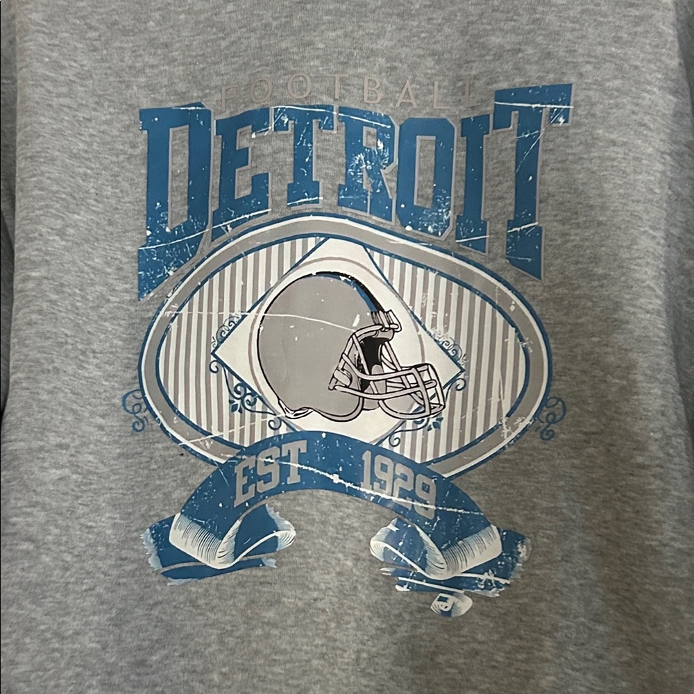 Detroit Lions Football Sweatshirt